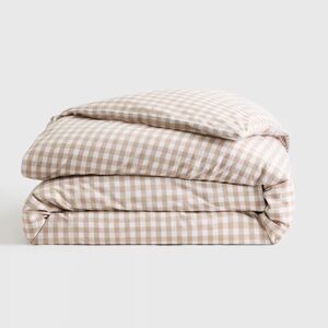 Quince Organic Percale Cotton Duvet Cover